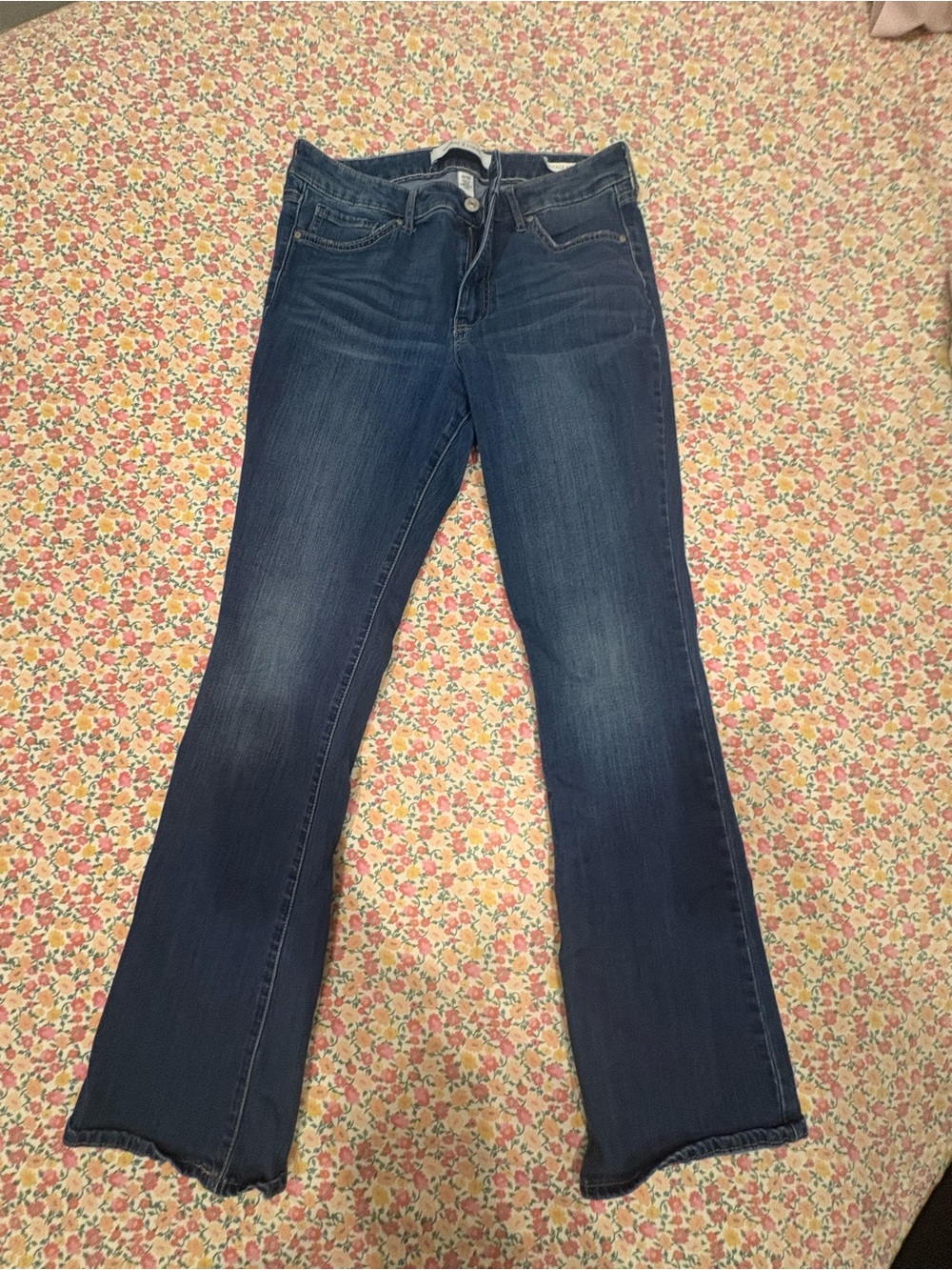 Vintage America Dark Blue Flare Jeans